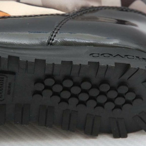 Coach Optic JOLT Art Nylon/Patent Leather Boot 5.5 - Picture 8 of 11